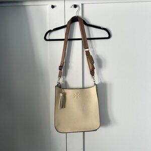 Tory Burch Leather Purse with Bandolier Crossbody strap, Tory crossbody purse